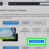 Instale o ffmpeg para windows