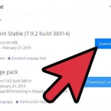Baixe filmes com um cliente bittorrent