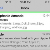 Adicionar fotos de e-mails a um iphone