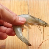 Limpeza de camarão