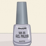 Curando unhas de gel sem lâmpada uv