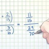 Simplifique as frações empilhadas