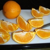 Fazendo casca de laranja açucarada