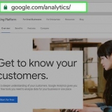 Usando o google analytics