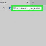 Restaurar contatos do google
