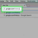 Verificação do histórico do google
