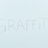 Desenhando letras de grafite