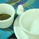 Fazendo chá verde