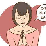 Diga olá em japonês