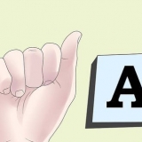 Ortografia do alfabeto em linguagem de sinais americana
