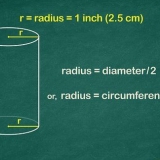 Calculando o volume de um cilindro