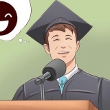Adicione humor a um discurso de proclamação