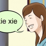 Agradecer a alguém em chinês