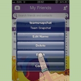 Bloquear alguém no snapchat