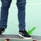 Mantendo o equilíbrio em um skate