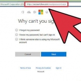 Faça login no seu computador se você não se lembrar da sua senha