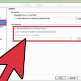 Encontre seu histórico de bate-papo no msn messenger