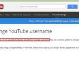 Alterar seu nome de usuário no youtube