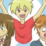 Agindo como um personagem de anime ou mangá