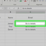 Adicionar links no excel