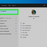Jogando league of legends no modo janela