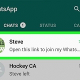 Participe de um grupo do whatsapp no ​​android