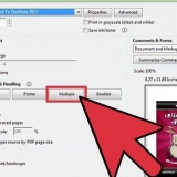Imprima várias páginas por folha de papel no adobe reader