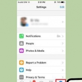 Desative as notificações no facebook messenger
