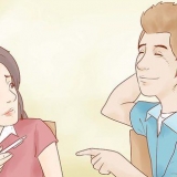 Conversando com uma garota na aula