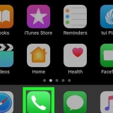 Atalho para chamadas em um iphone