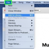 Coloque mp3s no itunes