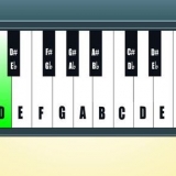 Aprenda notas em um piano ou teclado
