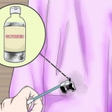 Tirando tinta seca da roupa