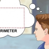 Determine a área e o perímetro