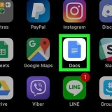 Adicionar números de página no google docs no iphone ou ipad