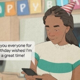 Responda quando alguém o parabenizar pelo seu aniversário