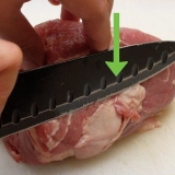 Prepare cubos de carne