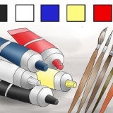 Pintando com tinta acrílica