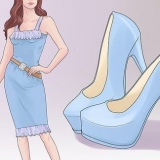 Escolhendo sapatos com uma roupa