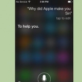 Faça a siri dizer coisas engraçadas