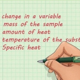 Calcule o calor específico