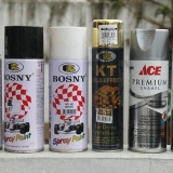 Usando tinta spray