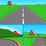 Pare em um sinal de parada