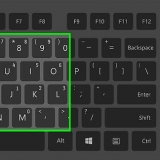 Criando símbolos em um laptop