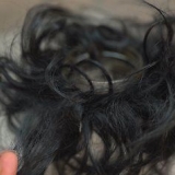 Cabelo sintético encaracolado