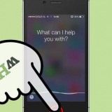 Como acessar o siri
