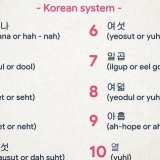 Contando até 10 em coreano