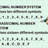 Converter de decimal para hexadecimal