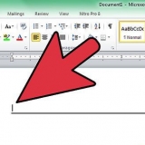 Livrando-se de uma linha horizontal no ms word