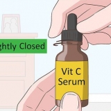 Armazenando o soro de vitamina c
